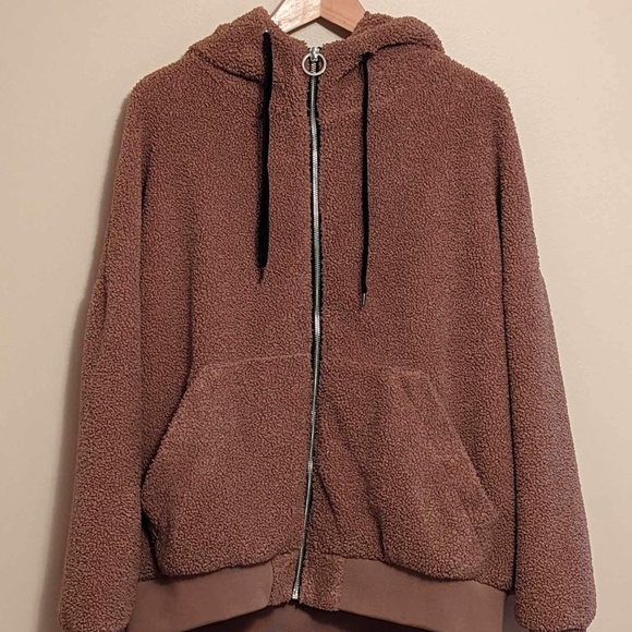 Cozy XL Teddy zip up hoodie - Picture 1 of 3